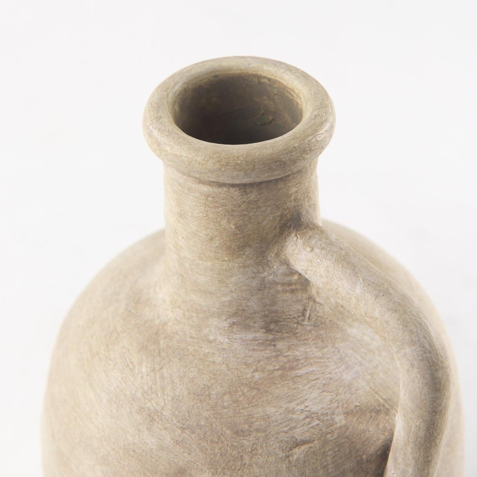 Mercana Zenni Warm Beige Ceramic Vase