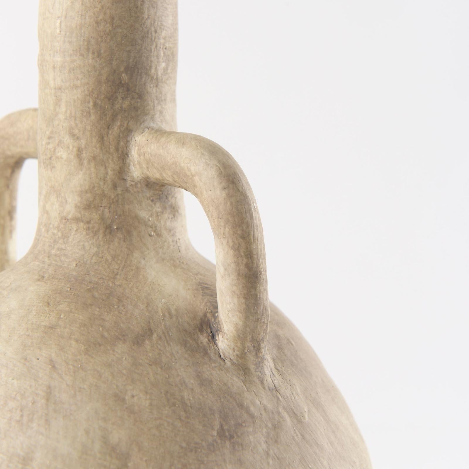 Mercana Zenni Warm Beige Ceramic Vase
