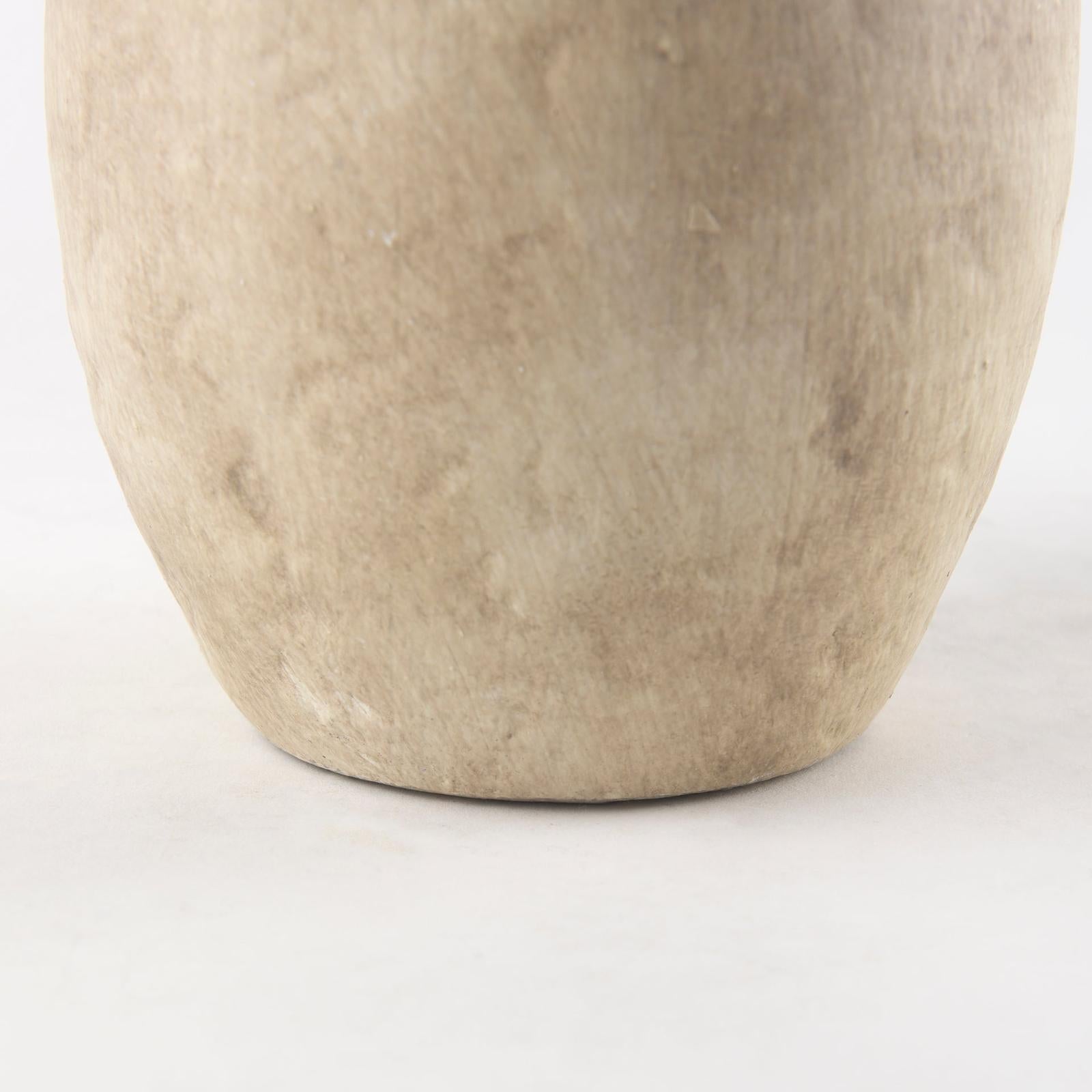 Mercana Zenni Warm Beige Ceramic Vase