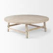 Mercana Rosie Round Blonde Wood Coffee Table Clearance