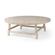 Mercana Rosie Round Blonde Wood Coffee Table Clearance