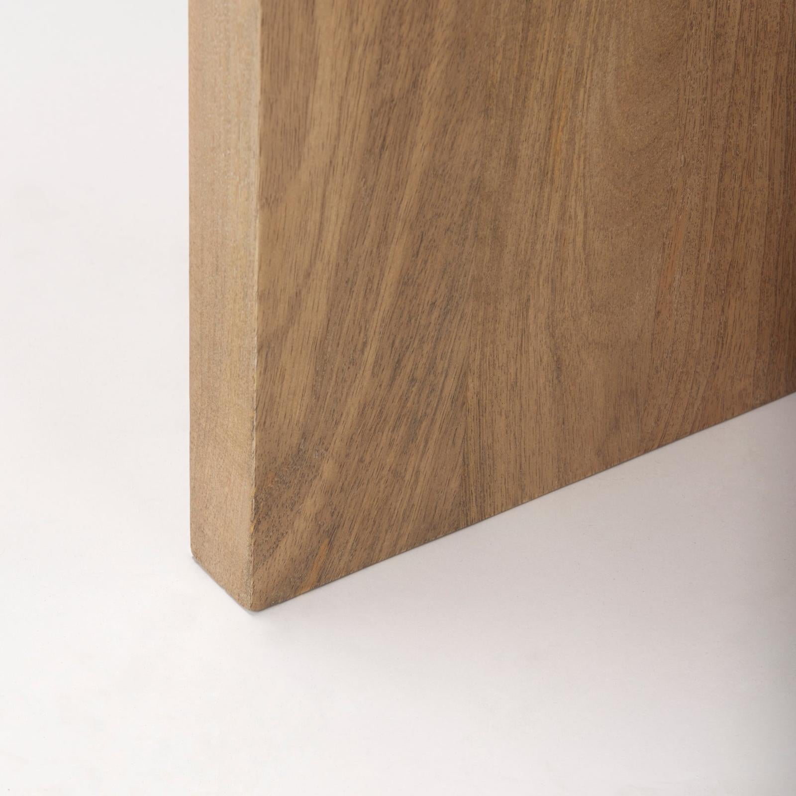 Mercana Bianca Wood w/ Marble Round Accent Table