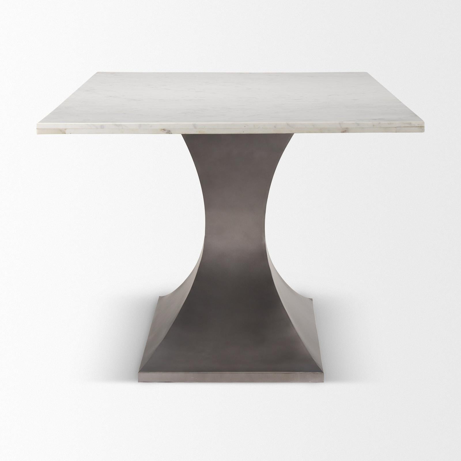 Mercana Maxton Gunmetal Base Dining Table