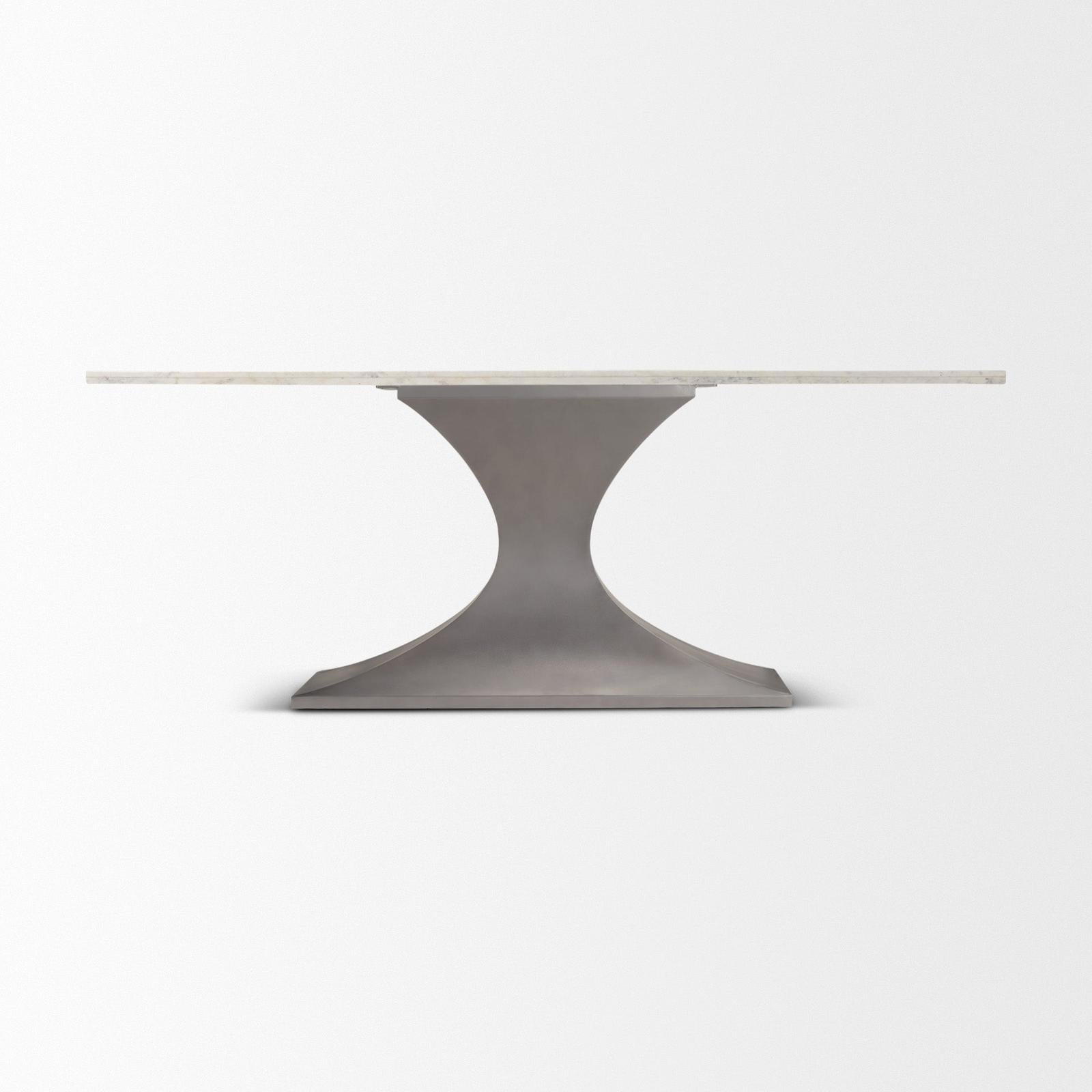 Mercana Maxton Gunmetal Base Dining Table