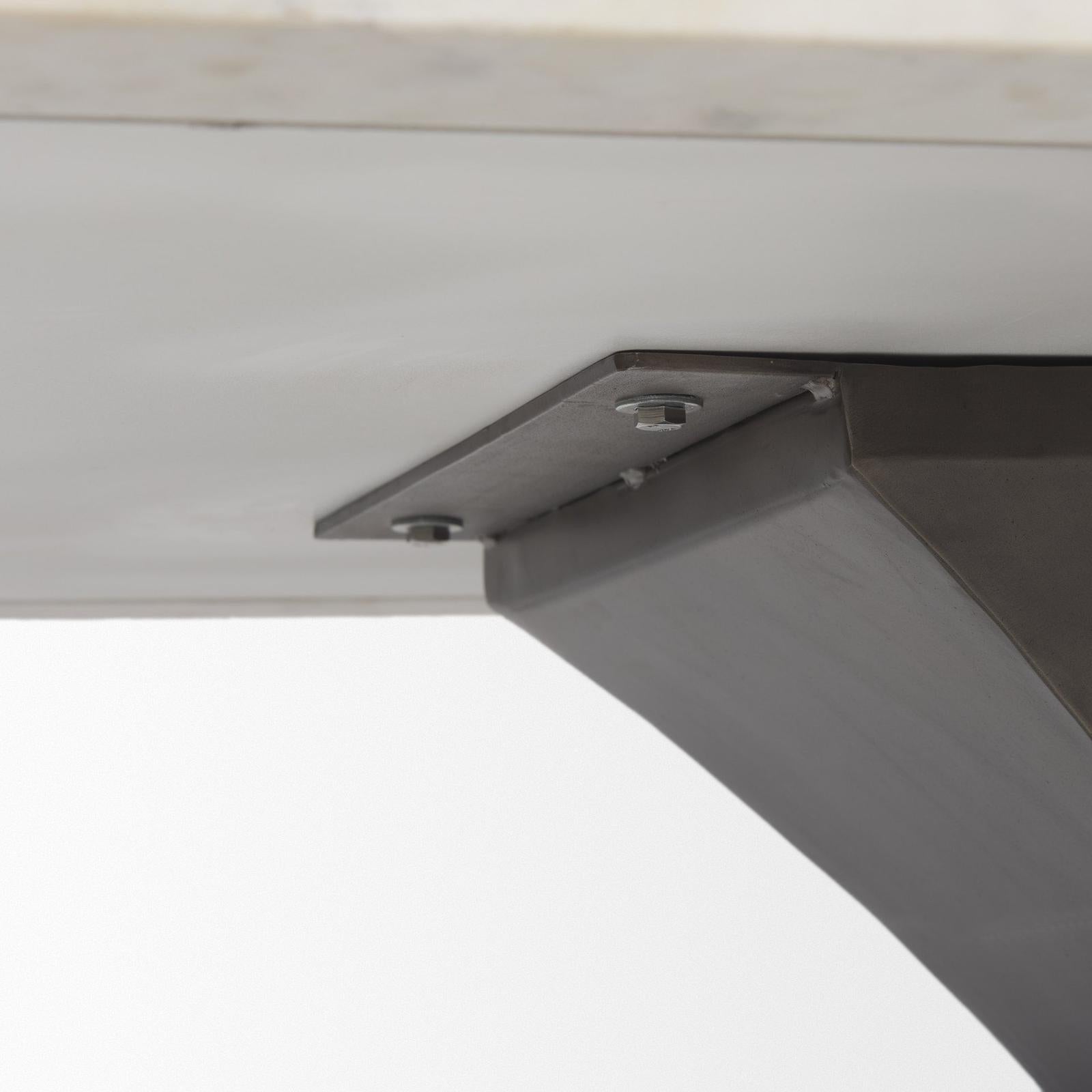 Mercana Maxton Gunmetal Base Dining Table