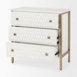 Mercana Savannah White Fir Veneer Accent Cabinet Clearance