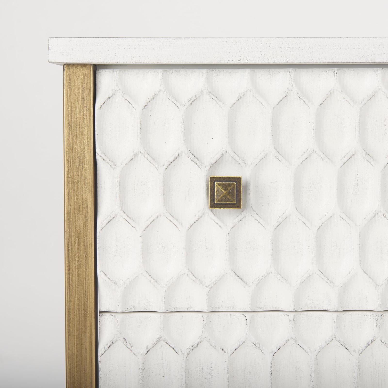Mercana Savannah White Fir Veneer Accent Cabinet Clearance