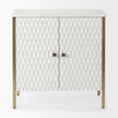 Mercana Savannah White Fir Veneer Accent Cabinet Clearance