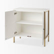 Mercana Savannah White Fir Veneer Accent Cabinet Clearance