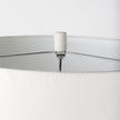 Mercana Melanie White Shade W/White Base Table Lamp