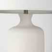 Mercana Melanie White Shade W/White Base Table Lamp