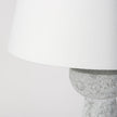 Mercana Julia Gray Antique Painted Cement Table Lamp