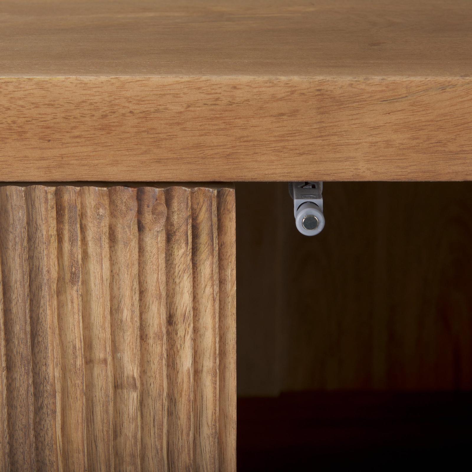Mercana Cairo 2 Door Wood and Metal Cabinet