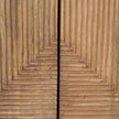 Mercana Cairo 2 Door Wood and Metal Cabinet