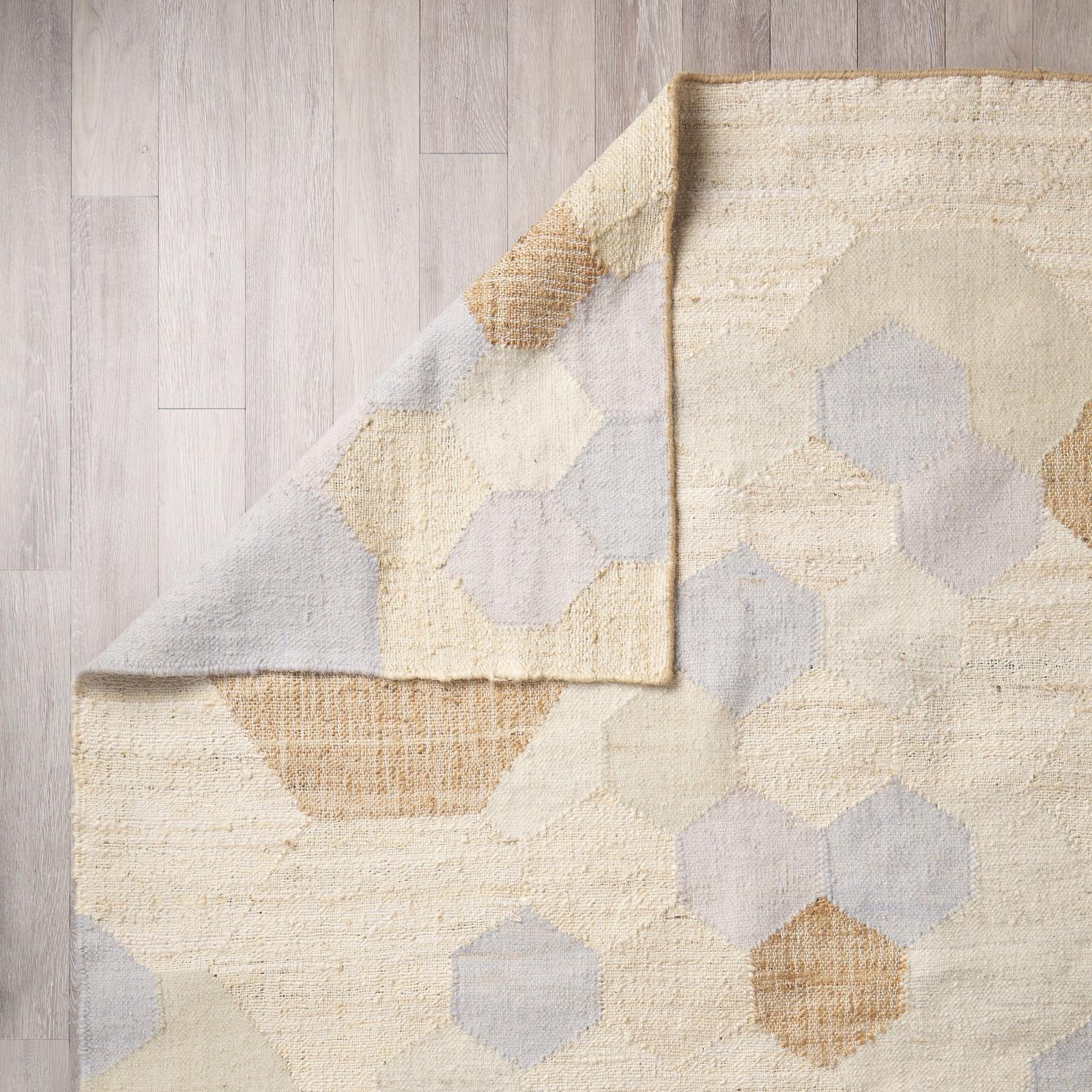 Mercana Mayson Cream Multi-Colored Honeycomb Pattern Area Rug Clearance