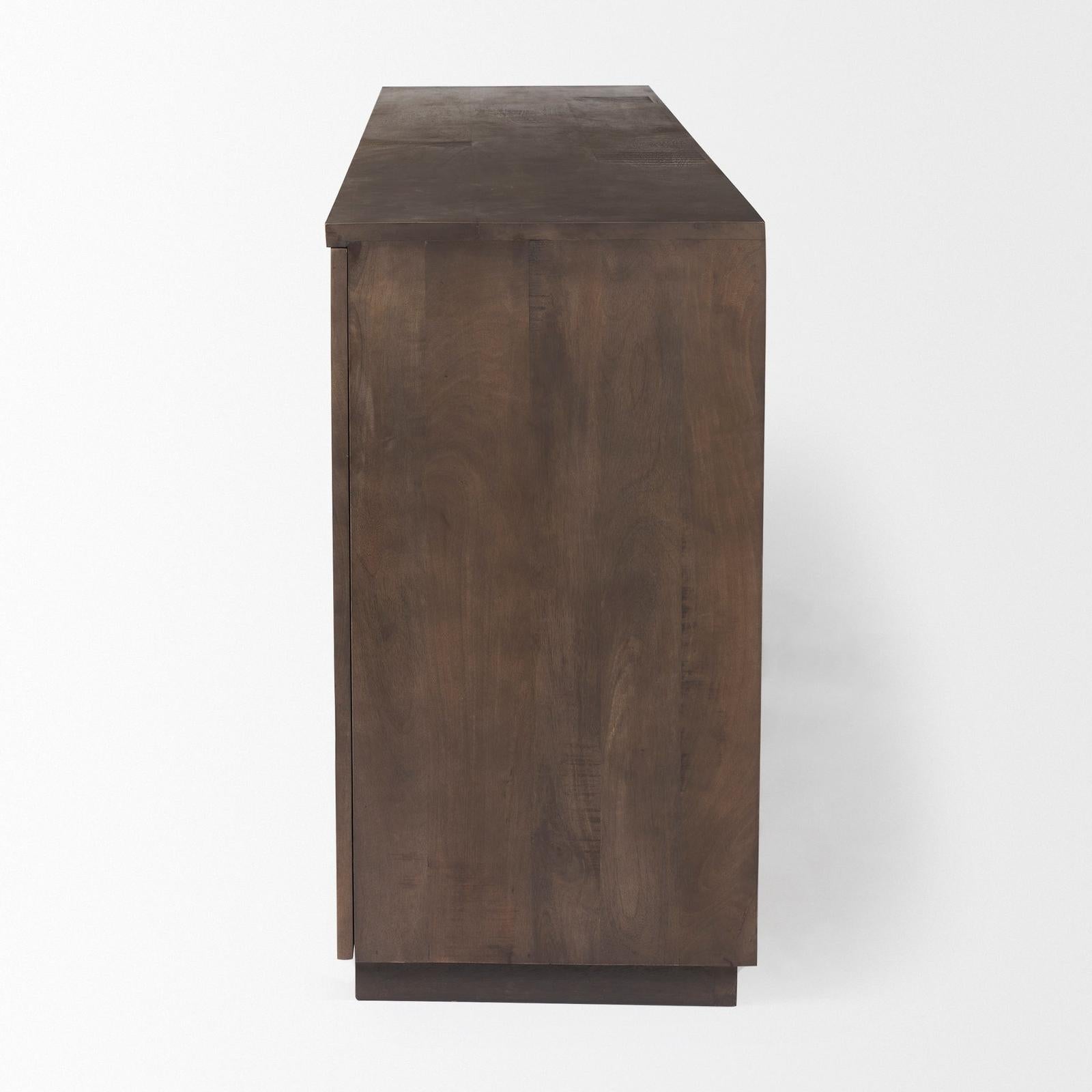 Mercana West Wooden Angular Sideboard