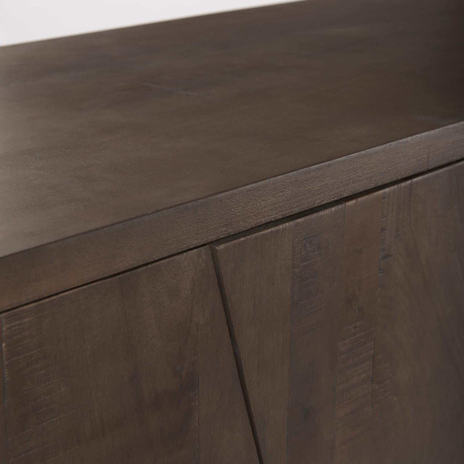 Mercana West Wooden Angular Sideboard