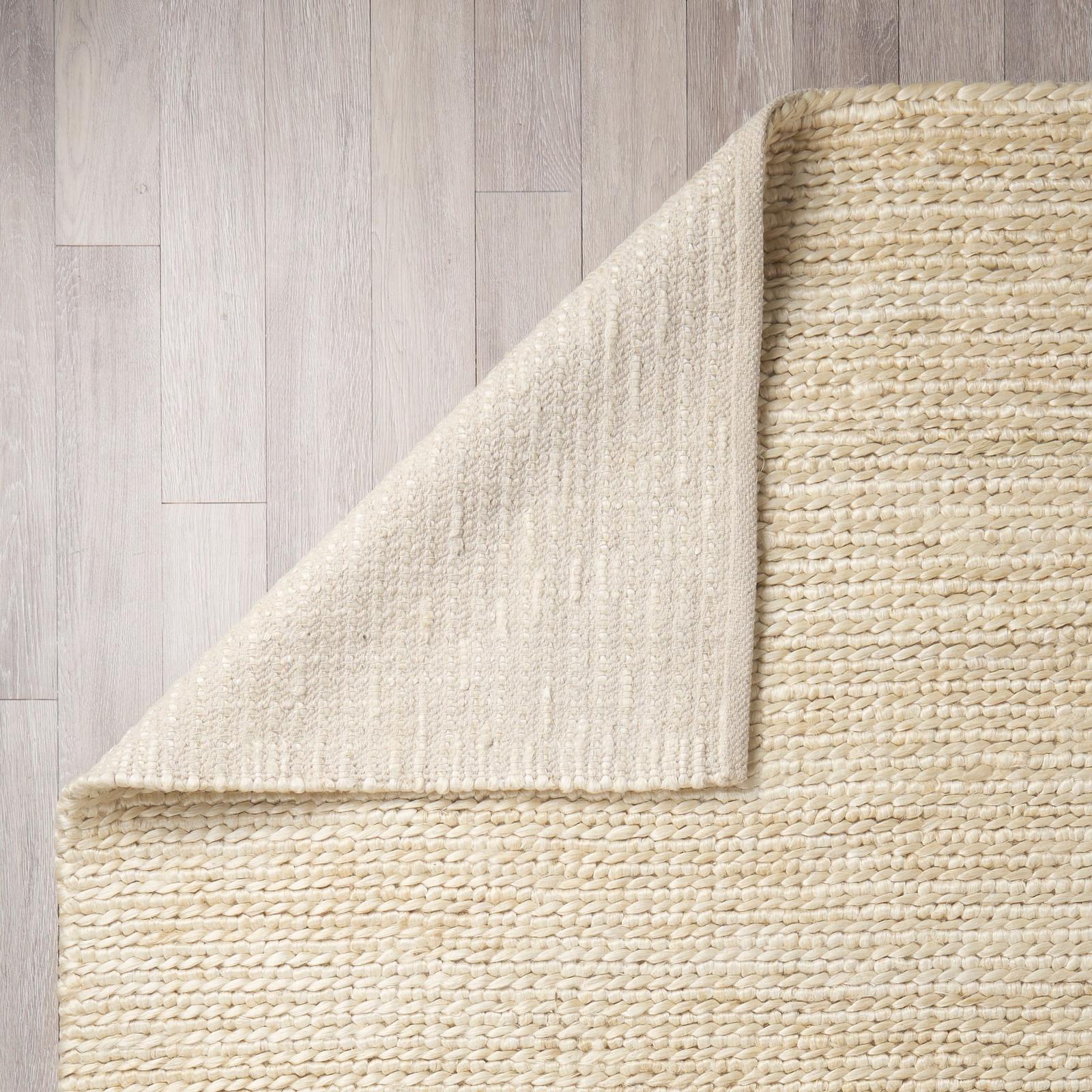 Mercana Milo Camel Color Woven Hemp Area Rug Clearance