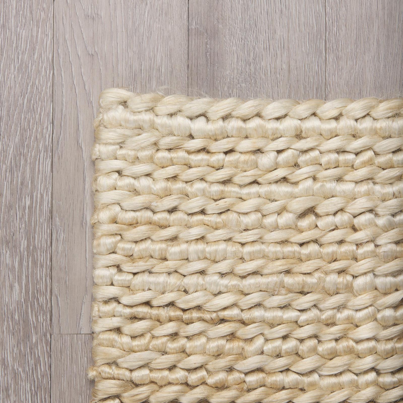 Mercana Milo Camel Color Woven Hemp Area Rug Clearance