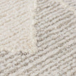 Mercana Kolt Neutral Geometric Patterned Wool Area Rug Clearance