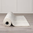 Mercana Kolt Neutral Geometric Patterned Wool Area Rug Clearance
