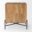 Mercana Cairo Wood 2 Drawer Accent table