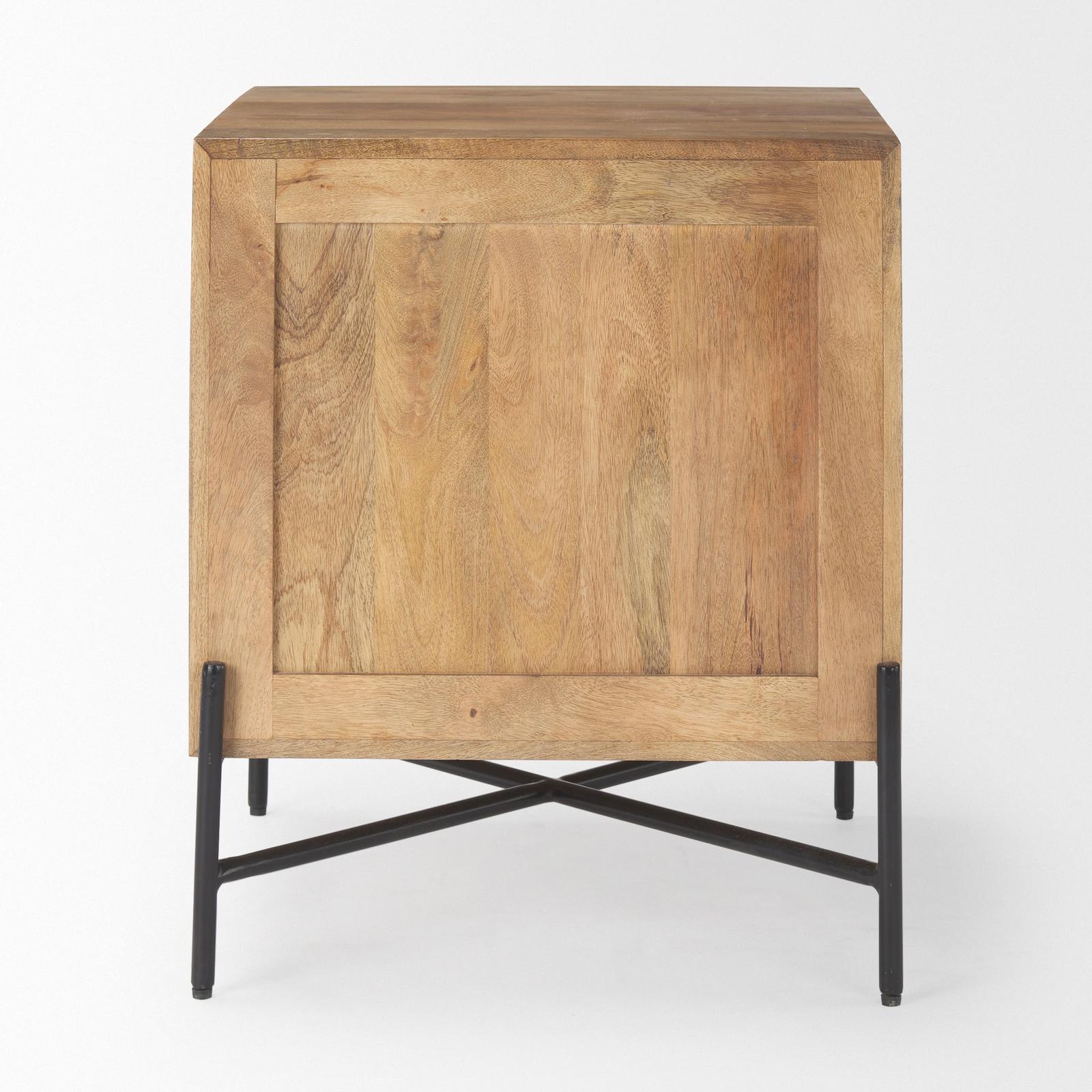 Mercana Cairo Wood 2 Drawer Accent table