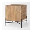 Mercana Cairo Wood 2 Drawer Accent table
