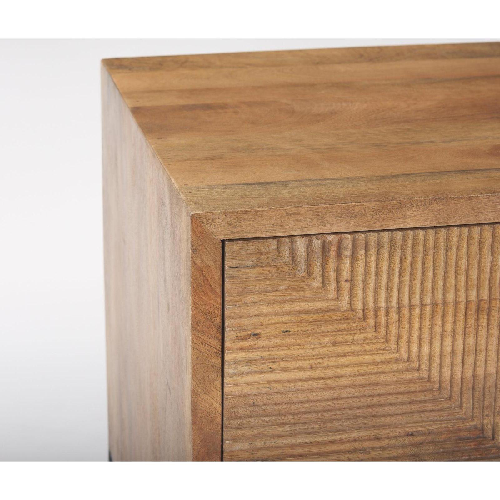 Mercana Cairo Wood 2 Drawer Accent table