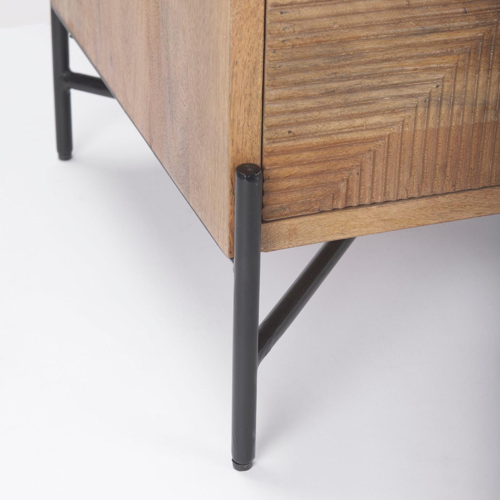 Mercana Cairo Wood 2 Drawer Accent table