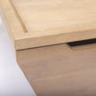 Mercana Wyatt Brown Wood Angular Coffee Table