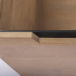 Mercana Wyatt Brown Wood Angular Coffee Table
