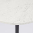 Mercana Maxwell Marble Top Pedestal End/Side Table