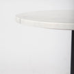 Mercana Maxwell Marble Top Pedestal End/Side Table