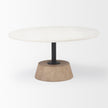 Mercana Maxwell Pedestal Base Round Coffee Table