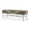 Mercana Avery Upholstered Seat With Metal Base Accent Bench