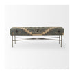Mercana Avery Upholstered Seat With Metal Base Accent Bench