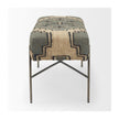 Mercana Avery Upholstered Seat With Metal Base Accent Bench