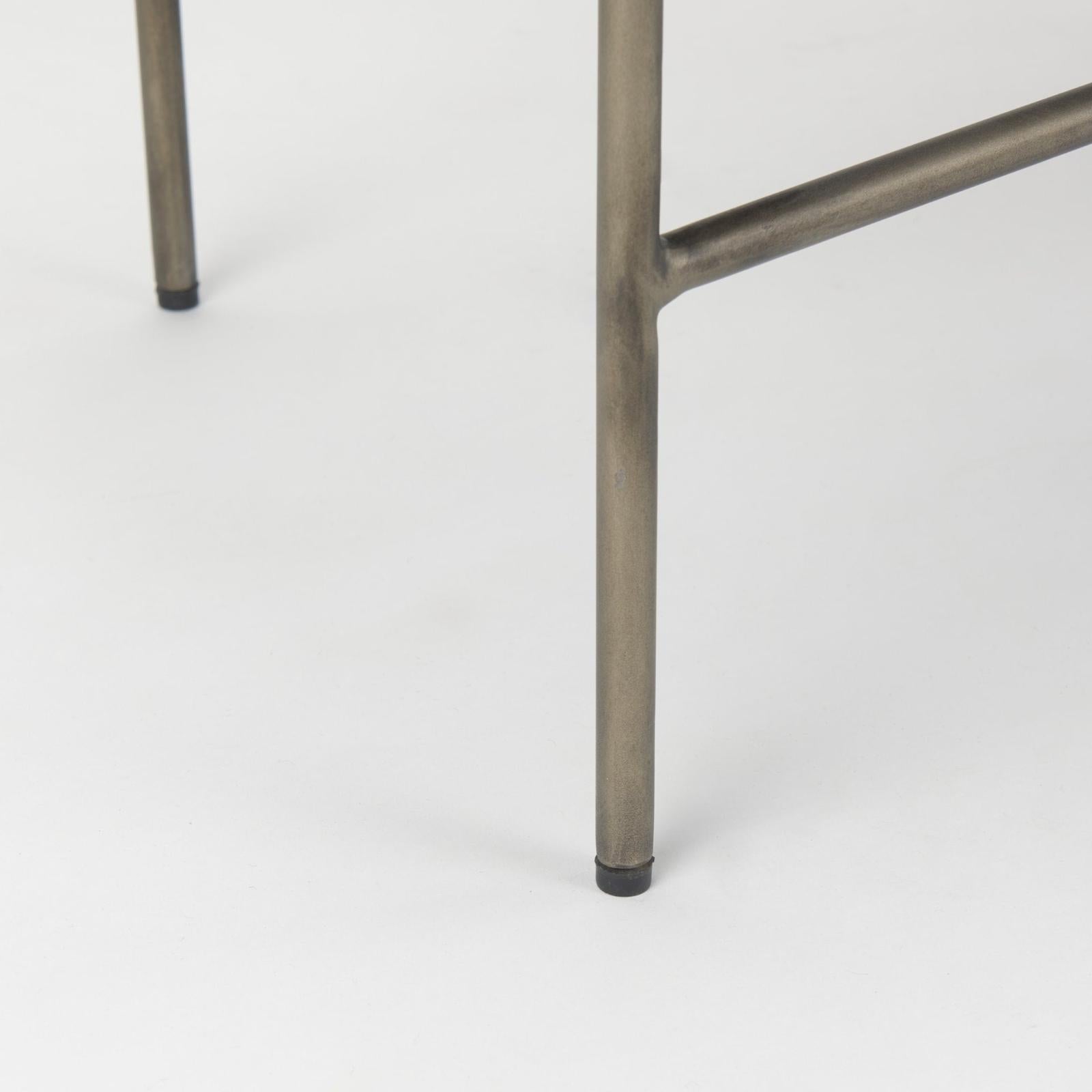 Mercana Avery Upholstered Seat With Metal Base Accent Bench