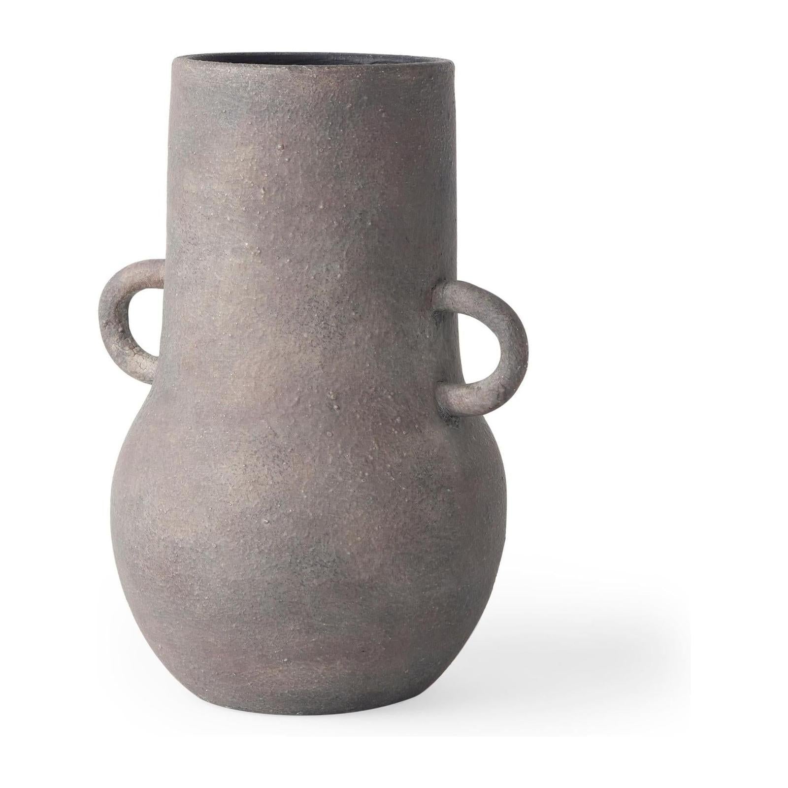 Mercana Armani Brown-Gray Double Ear Vase