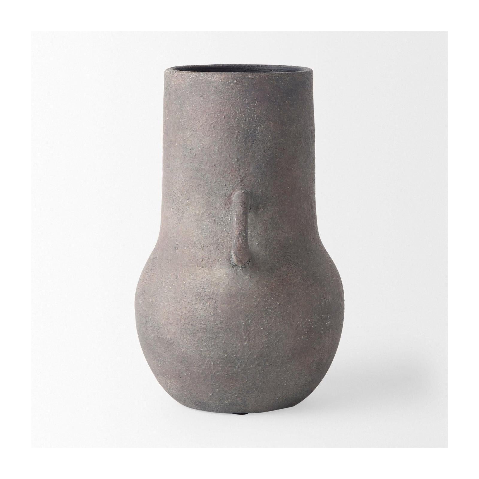 Mercana Armani Brown-Gray Double Ear Vase