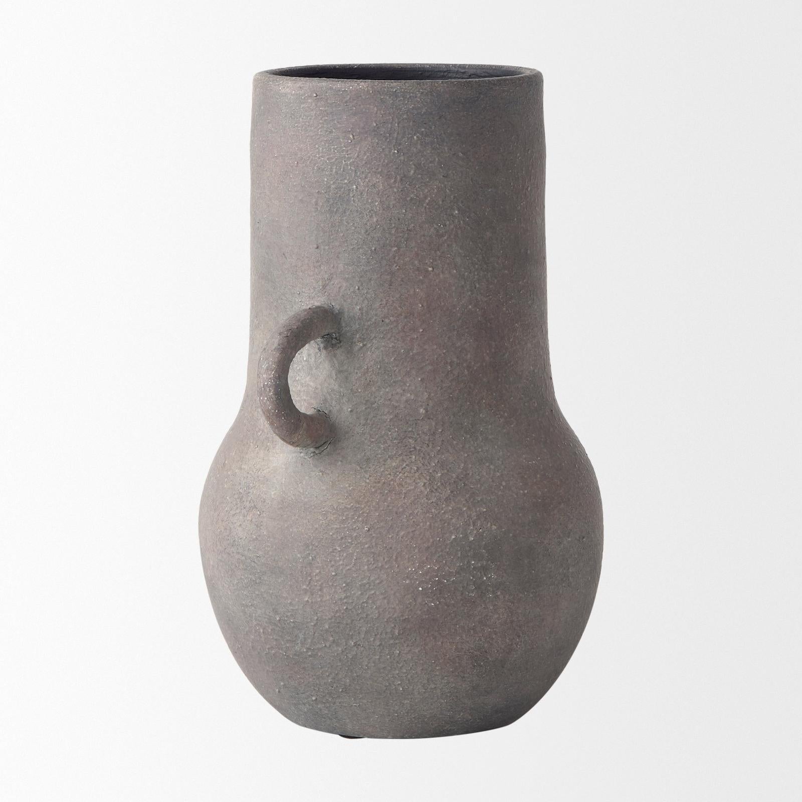 Mercana Armani Brown-Gray Double Ear Vase