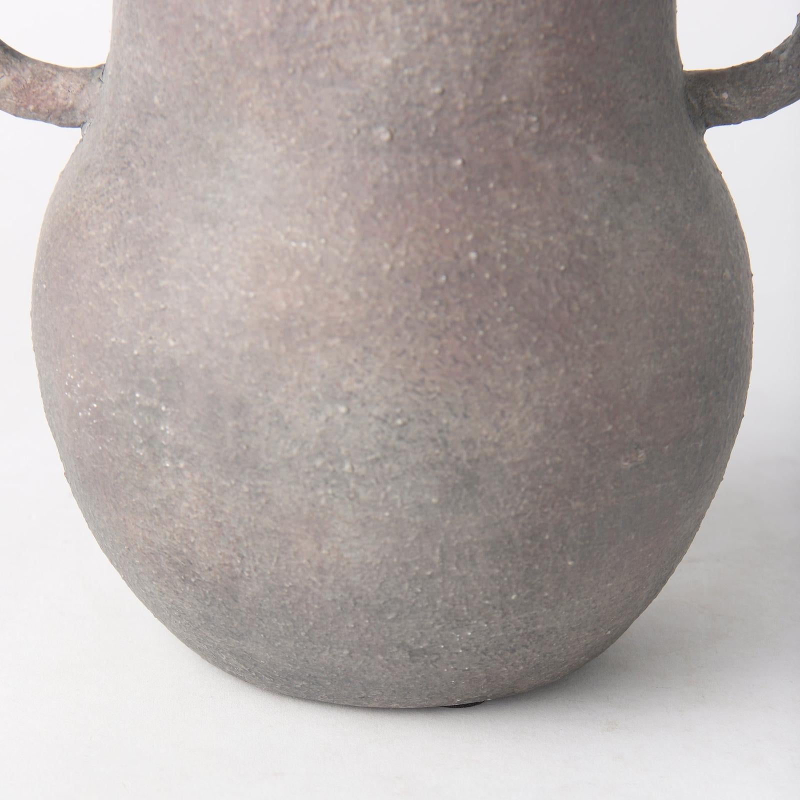 Mercana Armani Brown-Gray Double Ear Vase