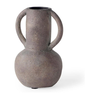 Mercana Armani Brown-Gray Double Ear Vase