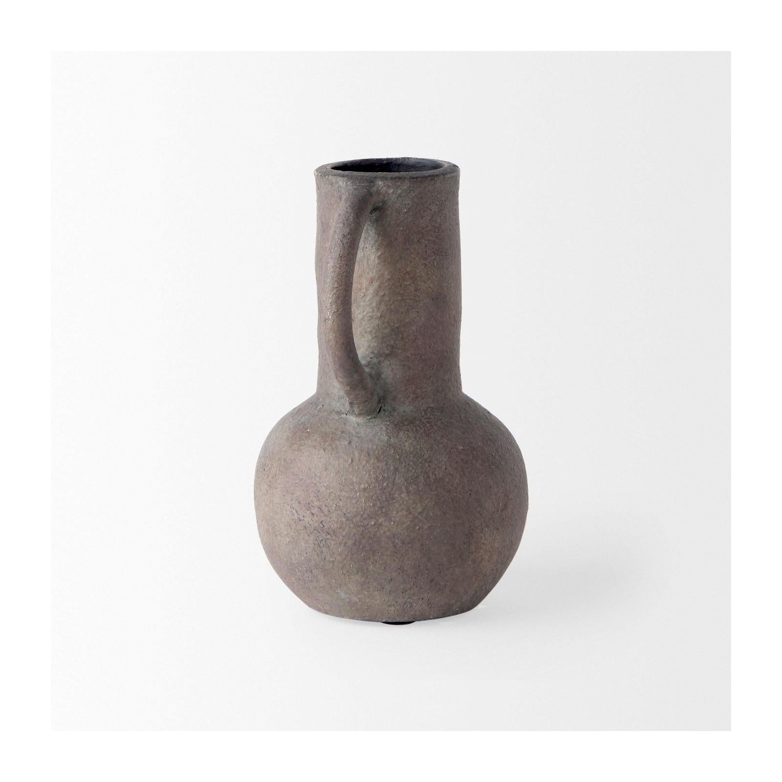 Mercana Armani Brown-Gray Double Ear Vase