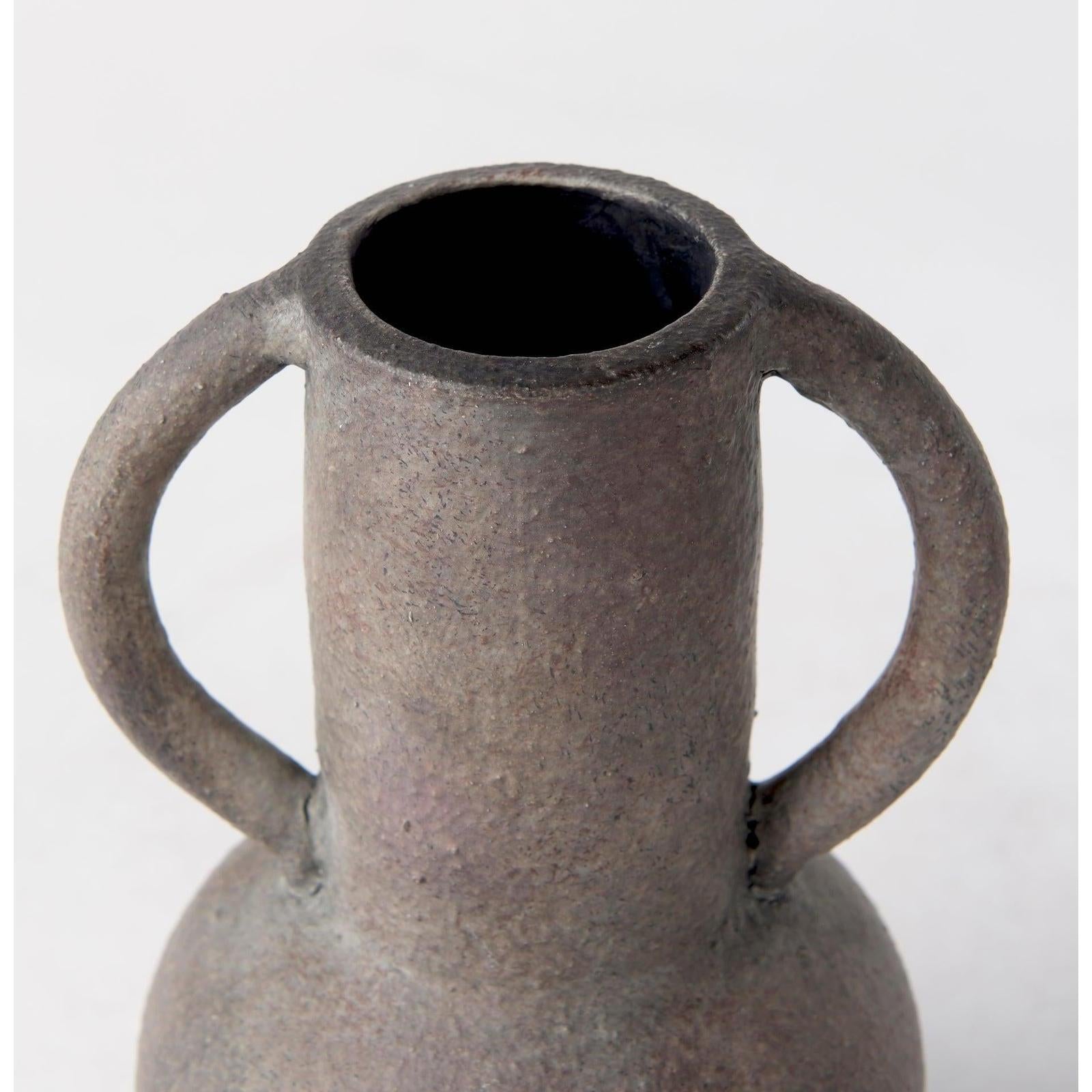 Mercana Armani Brown-Gray Double Ear Vase