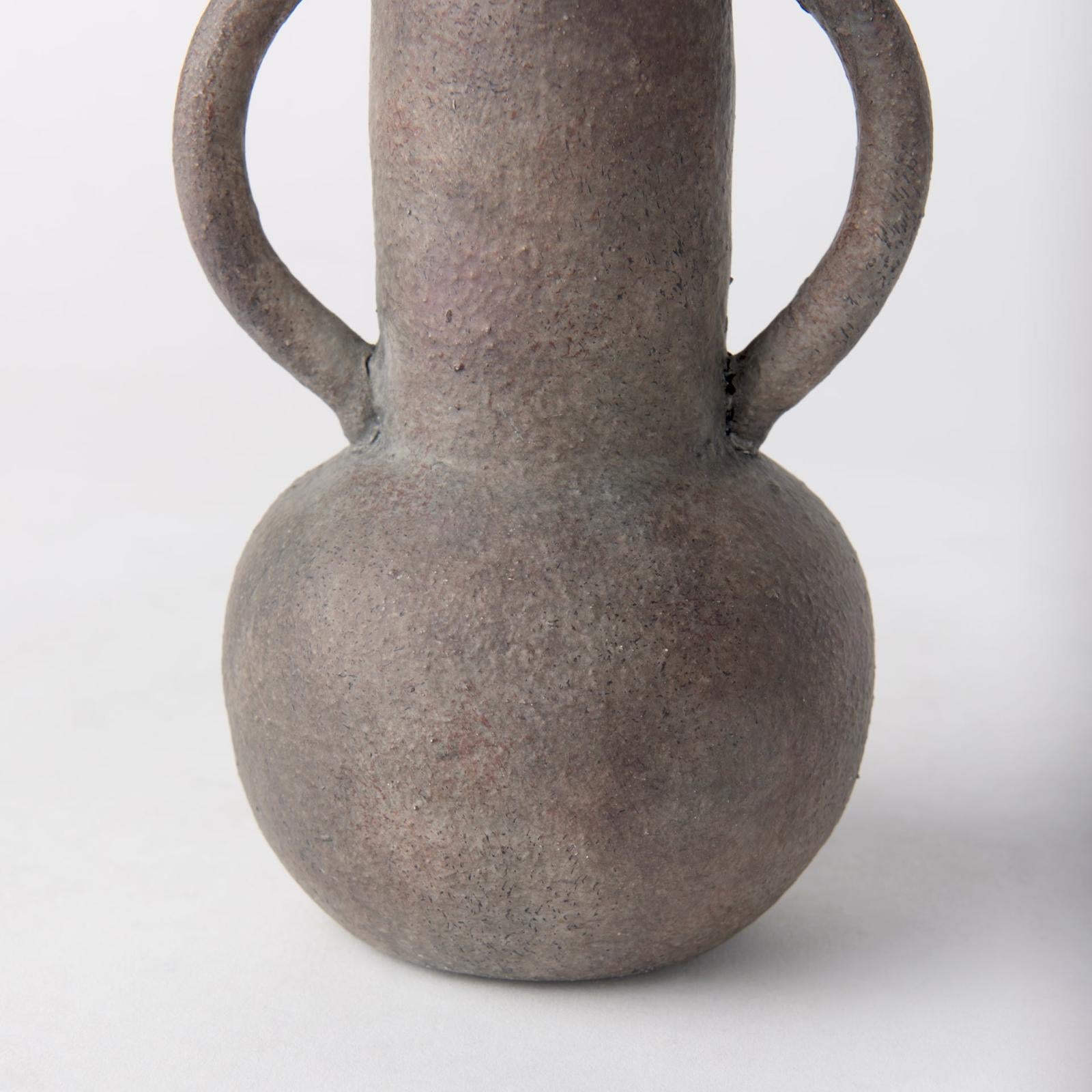 Mercana Armani Brown-Gray Double Ear Vase