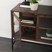 Mercana Arelius Glass Doors Accent Cabinet