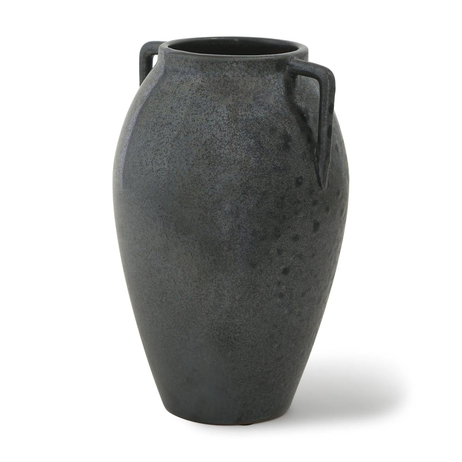 Mercana Kora Dark Metallic Double Ear Vase