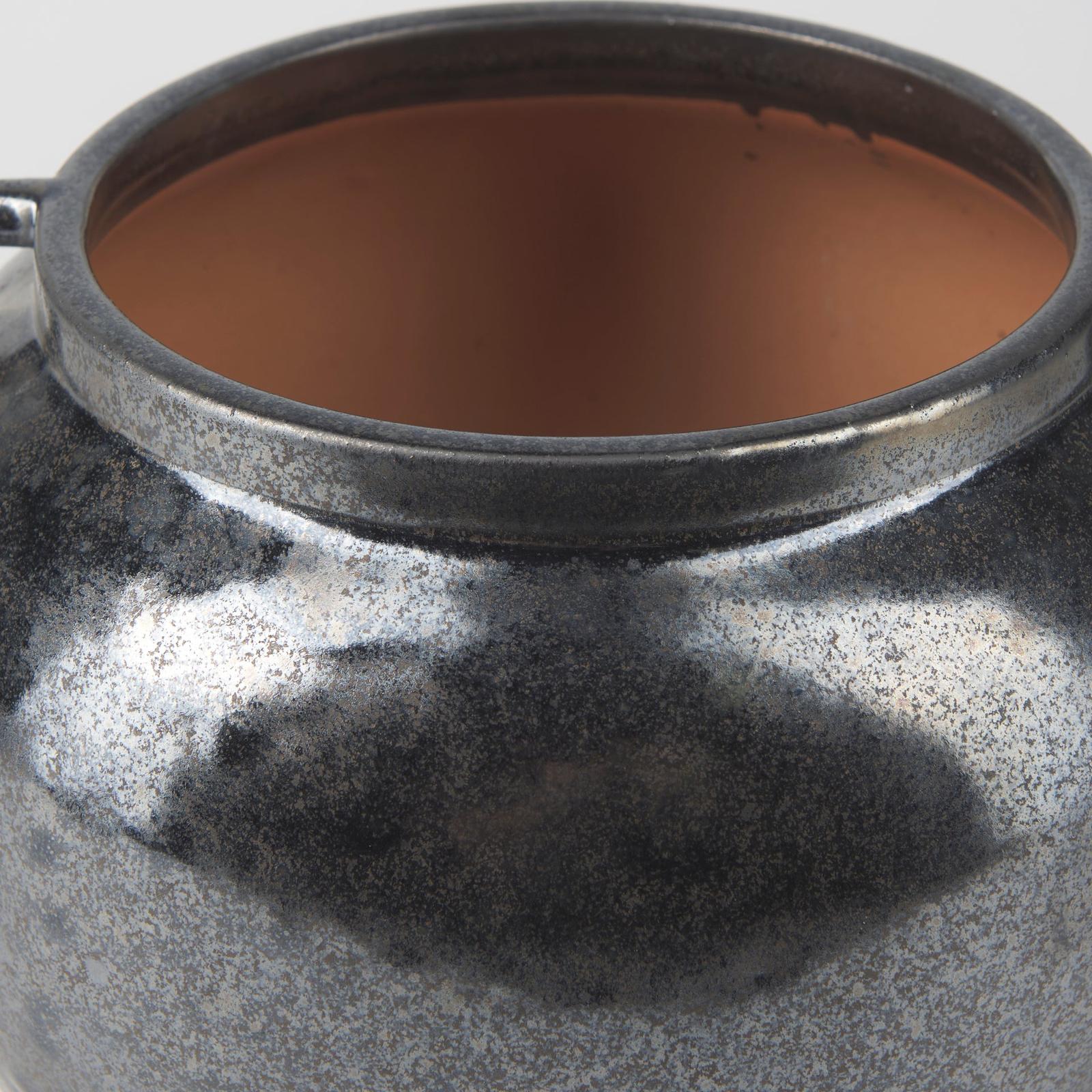 Mercana Kora Dark Metallic Double Ear Vase